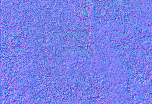 Normal Map for 3D programs Cement wall background	