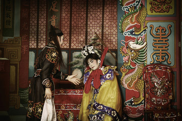 Obraz premium Opera performers on stage