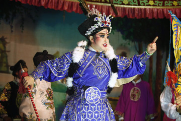 Opera performers on stage