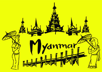 Important trip and travel attractions in Myanmar.