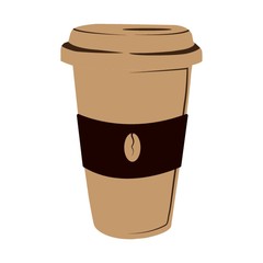 hot coffee takeaway cup