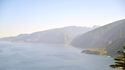 winter landscape in the mountains