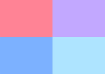 Fototapeta premium modern wall with square shape, purple pink and blue pastel color for background, mosaic pattern pastel soft color simple, colorful wall tile ceramic for architecture background