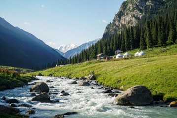 Altyn Arashan, Kyrgyzstan: Beautiful alpine meadows and tourist destination