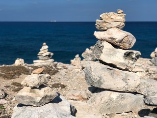 rocks and sea