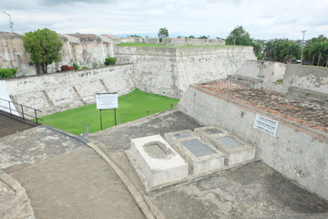 Bengkulu, Indonesia - Nov 5 2016 : Fort Marlborough in Bengkulu City
