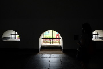Bengkulu, Indonesia - Nov 5 2016 : Fort Marlborough in Bengkulu City