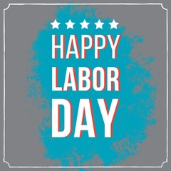 A labor day poster illustration.