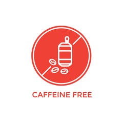 caffeine free label