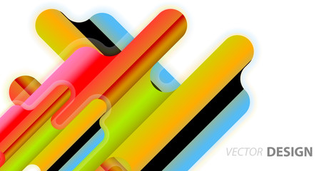 Abstract liquid lines geometric background