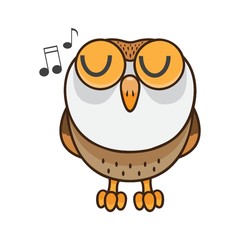 Owl singing