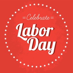 A labor day poster illustration.