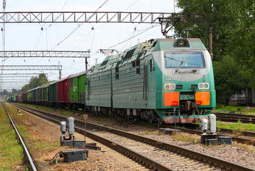 Fototapeta premium freight train at station