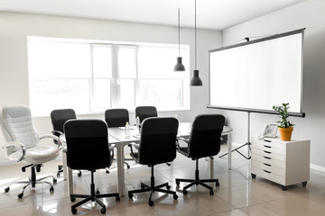 Interior of stylish modern office