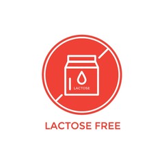 lactose free label