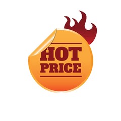 hot price label