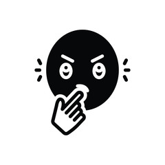 Black solid icon for wonder 