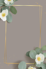 Frame with flowers