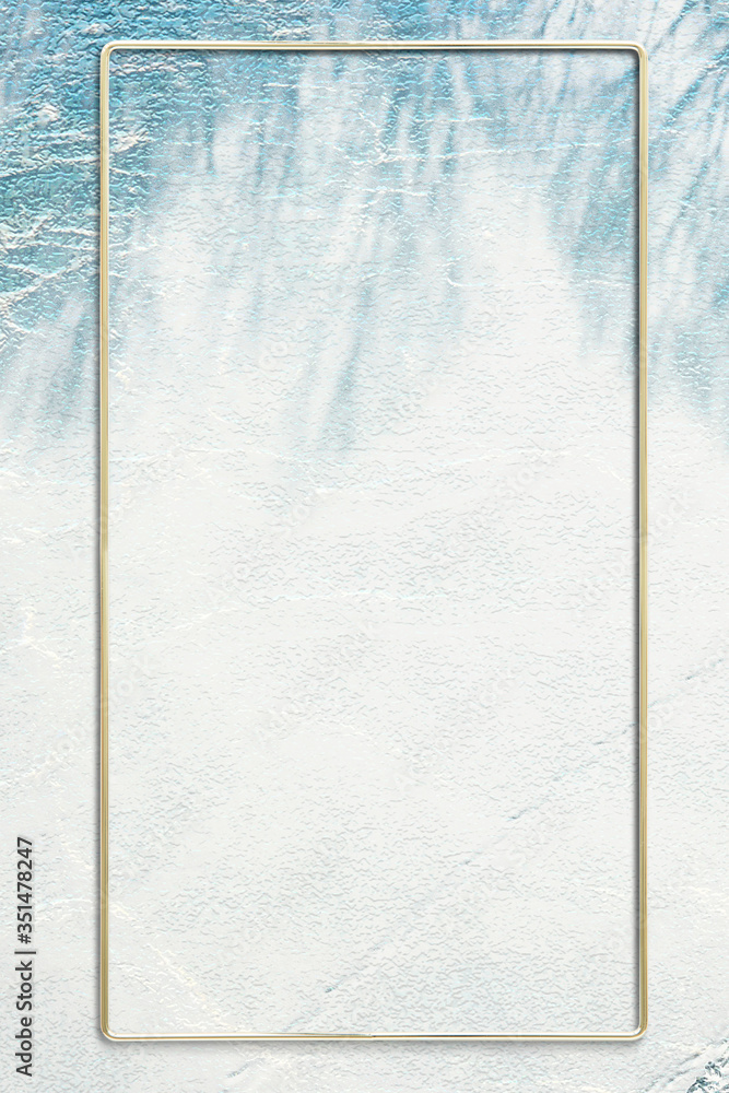 Wall mural frame on a textured background