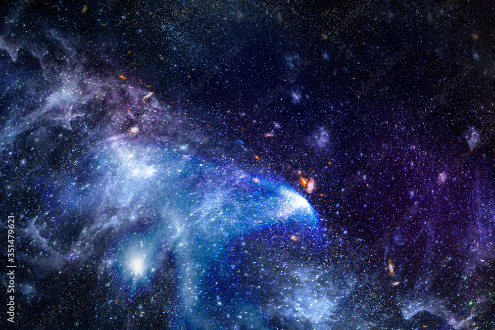 Canvas Prints galaxy in space textured background