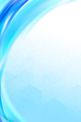 Ombre blue mosaic textured background illustration © rawpixel.com