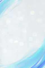 Sparkling bokeh on a blue background illustration