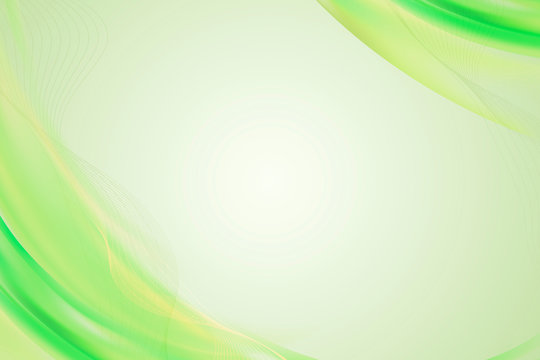 Green curve patterned background illustration