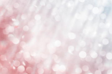 Pink gold bokeh textured background illustration