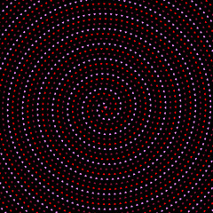 Happy Valentines Day concept. Abstract design with hearts in spiral