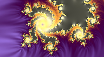 abstract fractal background with creative elements