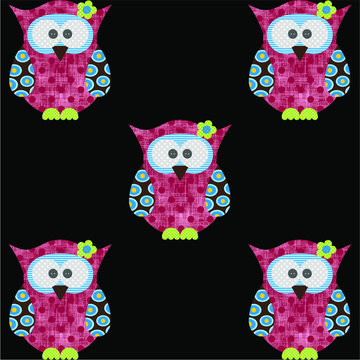 set of owls