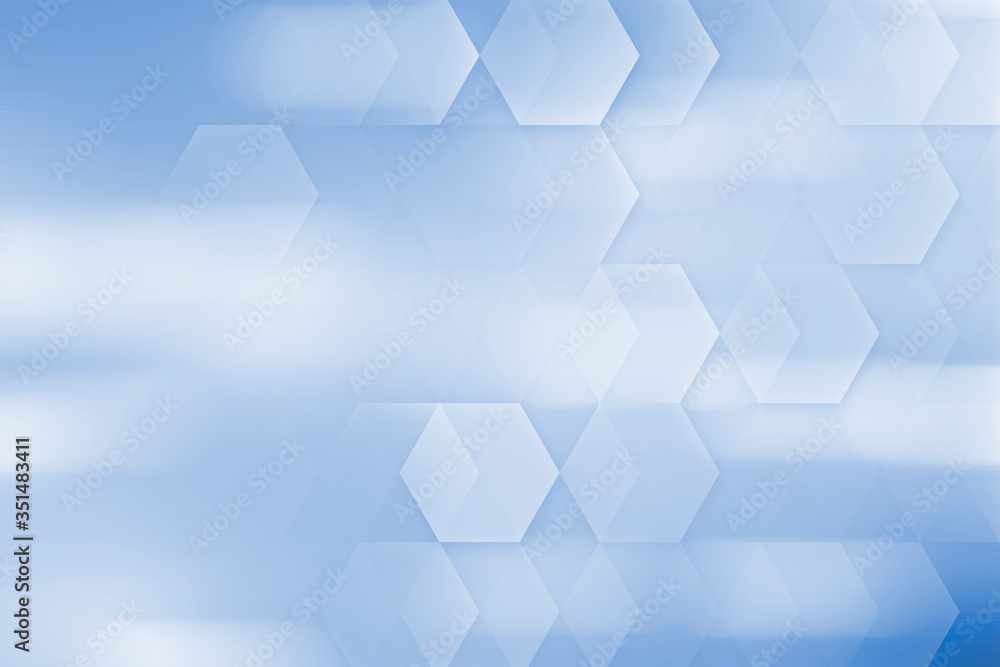 Canvas Prints blurred blue bokeh background