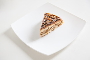 Homemade Chocolate Cake. Delicious family dessert. Home cooking