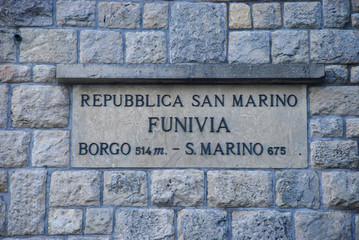The City of San Marino in Monte Titano
