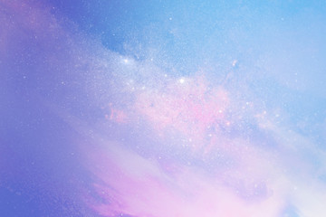 Pastel galaxy patterned background illustration