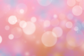 Pinkish bokeh patterned background illustration