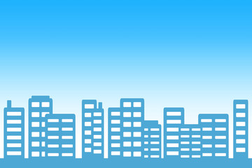 ビルの背景　長方形　シンプル