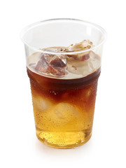 iced layered coffee drink