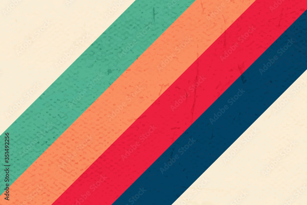 Canvas Prints bold color stripes patterned background