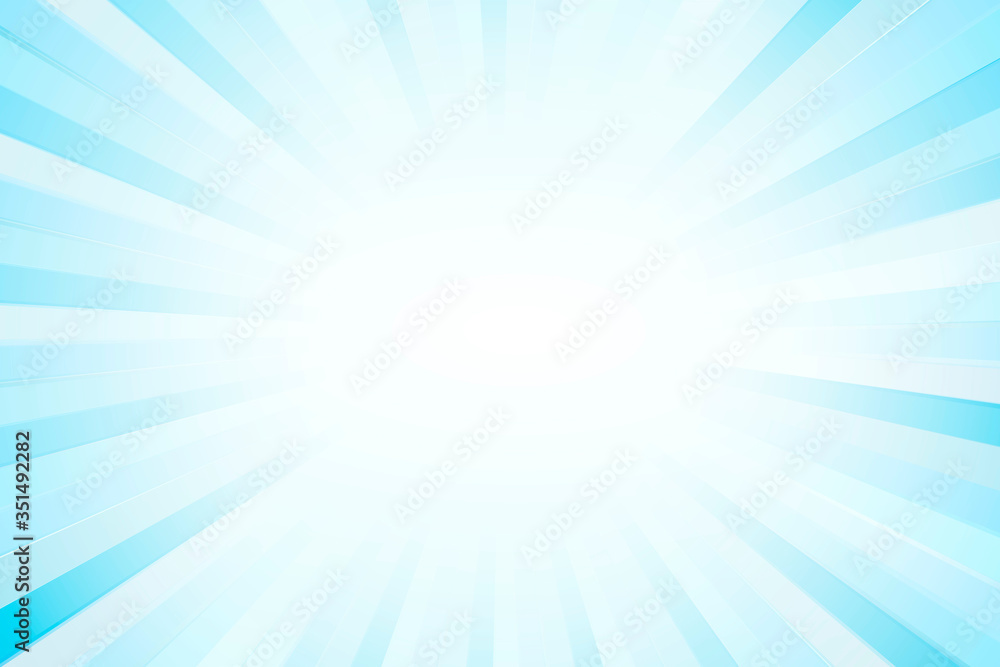 Canvas Prints blue sunburst effect patterned background
