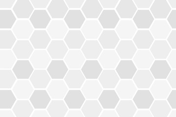 Gray hexagonal patterned background
