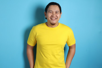 Funny Asian Man Laughing Smiling