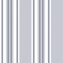 Blue grey white stripes pattern seamless vector. Vertical textured lines for summer dress, trousers, shorts, bed sheet, or other fashion or home textile print. Herringbone texture.