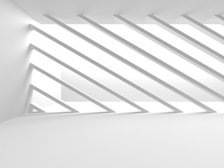 Obraz premium Abstract White Architecture Design Concept