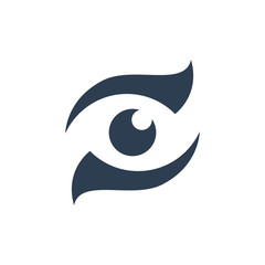 Eyes Flat Logo