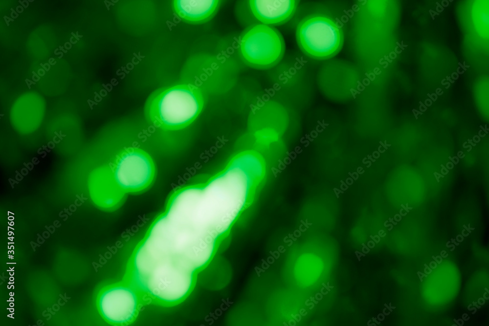 Canvas Prints dark green bokeh patterned background