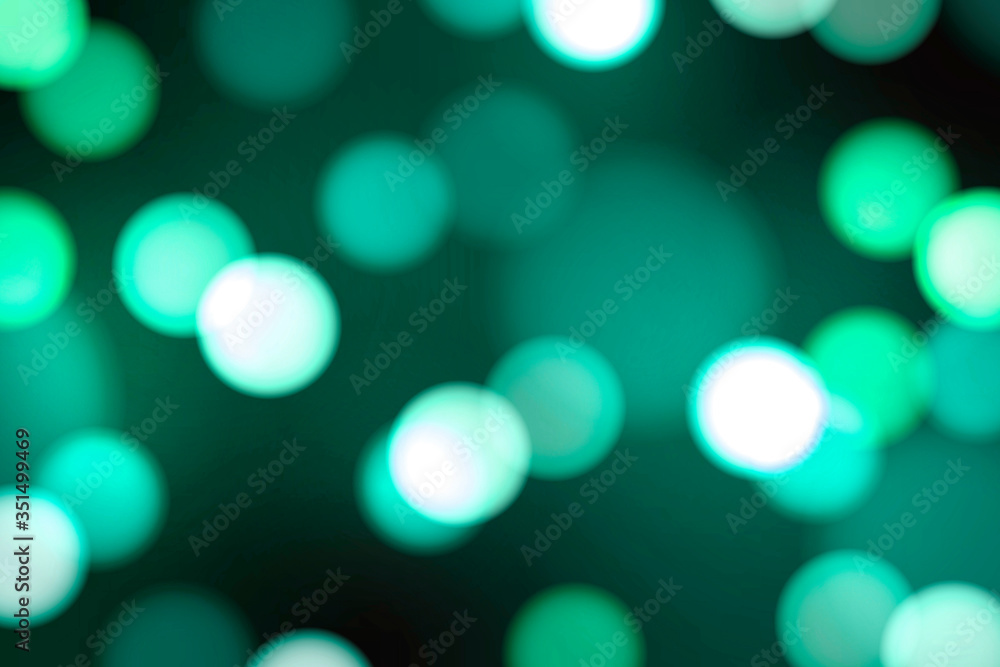 Canvas Prints turquoise green bokeh patterned background