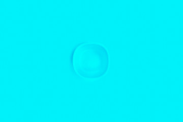 Blue plate on a blue background.