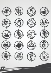 Farming icons