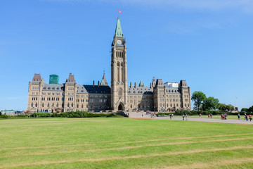 Canadian Parliament in Summer